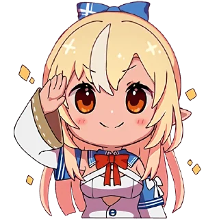 👍 emoji Shiranui Flare @jp_stickers Telegram sticker 5 of 24