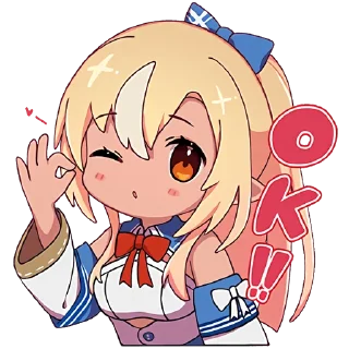 Sticker from Shiranui Flare @jp_stickers