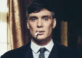 Sticker from Shelby with a cigarette