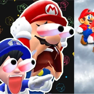 Sticker from Марио (Превьюшки SMG4)