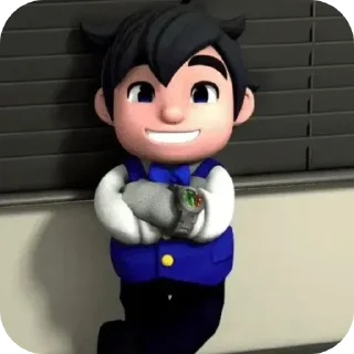 😁 emoji SMG4 meme susi baka @OdetariAndroid Telegram sticker 1 of 83