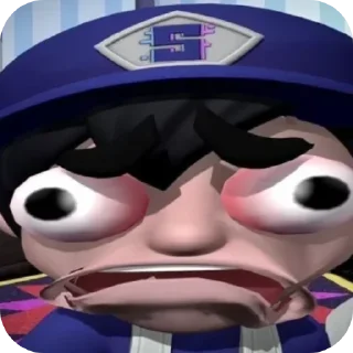 😨 emoji SMG4 meme susi baka @OdetariAndroid Telegram sticker 2 of 83