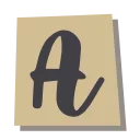 Бумажные буквы @emoji_png_vector sticker preview 1