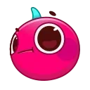 🤨 emoji Cherry Emoji @xkysluv Telegram sticker 17 of 73