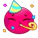🥳 emoji Cherry Emoji @xkysluv Telegram sticker 21 of 73