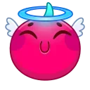 😇 emoji Cherry Emoji @xkysluv Telegram sticker 9 of 73