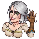 Sticker from Witcher