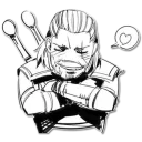😍 emoji Witcher Telegram sticker 5 of 45