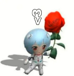 🌹 emoji evangelion 😼 @hmplbb Telegram sticker 20 of 35