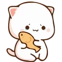 😭 emoji Котик и котёночек❤️🥰 Telegram sticker 8 of 120