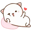 😏 emoji Котик и котёночек❤️🥰 Telegram sticker 13 of 120