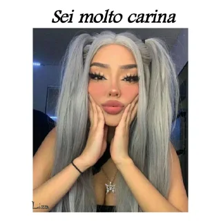 Sticker from italian language