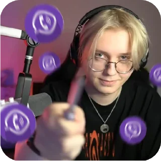 🎸 emoji Дрейк с ножиком коре Telegram sticker 12 of 21