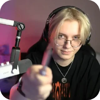 👓 emoji Дрейк с ножиком коре Telegram sticker 6 of 21