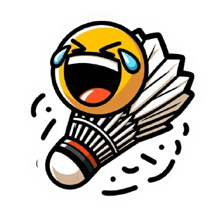 Sticker from badminton @badmworld