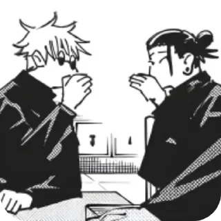 👍 emoji satosugu 🥀 Telegram sticker 23 of 41
