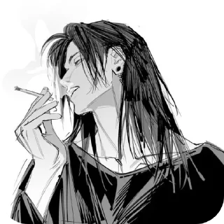 👍 emoji satosugu 🥀 Telegram sticker 7 of 41