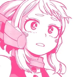 Ochaka Uraraka icon♡ sticker 3