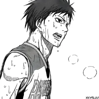 Sticker from Kuroko no Basuke manga @xkysluv