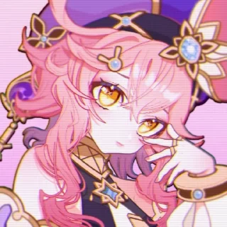Sticker from 𝙳𝚘𝚛𝚒 ○ Evico & @genshin_stiker