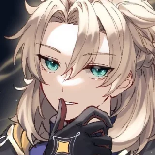 💫 emoji 彡ᴀʟʙᴇᴅᴏ･Evico & @genshin_stiker Telegram sticker 14 of 33