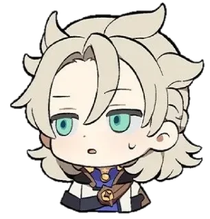 💫 emoji 彡ᴀʟʙᴇᴅᴏ･Evico & @genshin_stiker Telegram sticker 21 of 33