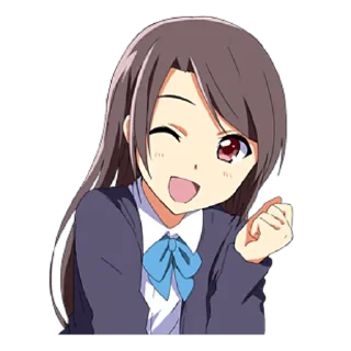 Sticker from Милая школьница @nyasticks