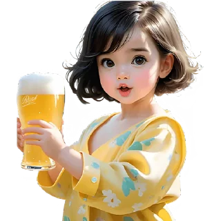 🍺 emoji Милая девочка @Nyasticks Telegram sticker 11 of 33