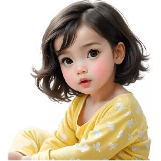 🤨 emoji Милая девочка @Nyasticks Telegram sticker 8 of 33