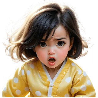 😠 emoji Милая девочка @Nyasticks Telegram sticker 24 of 33