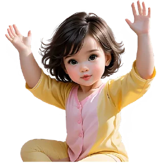 🤗 emoji Милая девочка @Nyasticks Telegram sticker 13 of 33
