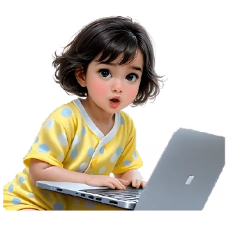 🤓 emoji Милая девочка @Nyasticks Telegram sticker 10 of 33