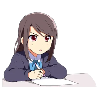 Sticker from Милая школьница @nyasticks