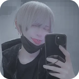 🤩 emoji SHIZUKI🤍@zolpidem69 @TgEmodziBot Telegram sticker 18 of 45
