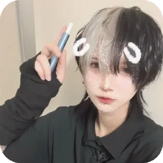 🤩 emoji SHIZUKI🤍@zolpidem69 @TgEmodziBot Telegram sticker 6 of 45
