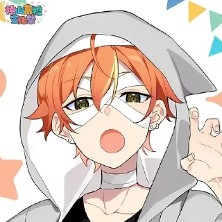 🦊 emoji Акито Шинономе и Тойя Аояги Telegram sticker 16 of 120
