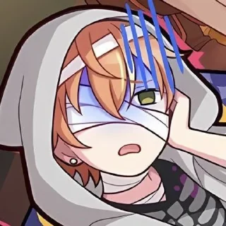 😨 emoji Акито Шинономе и Тойя Аояги Telegram sticker 17 of 120