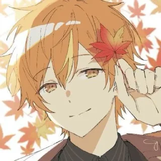 🙂 emoji Акито Шинономе и Тойя Аояги Telegram sticker 19 of 120