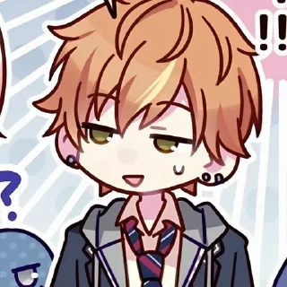 😅 emoji Акито Шинономе и Тойя Аояги Telegram sticker 11 of 120