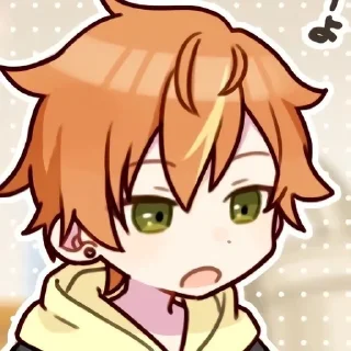 😲 emoji Акито Шинономе и Тойя Аояги Telegram sticker 12 of 120