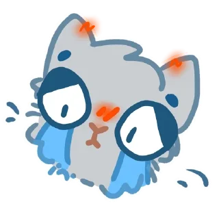Sticker from мои котики >|³