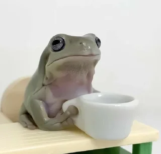 🐸 emoji ¹⁰⁰⁰ ˢʰᵃᵈᵉˢ ᵒᶠ ᶠʳᵒᵍˢ 𓆏 Telegram sticker 17 of 20