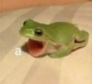 🐸 emoji ¹⁰⁰⁰ ˢʰᵃᵈᵉˢ ᵒᶠ ᶠʳᵒᵍˢ 𓆏 Telegram sticker 19 of 20