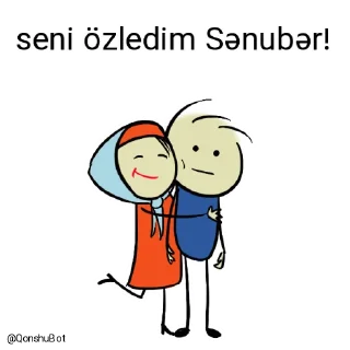 🤗 emoji Nicat ve Sənubər @Qonshubot Telegram sticker 6 of 31