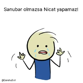 😭 emoji Nicat ve Sənubər @Qonshubot Telegram sticker 13 of 31