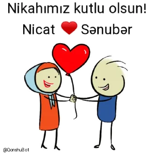 💍 emoji Nicat ve Sənubər @Qonshubot Telegram sticker 2 of 31