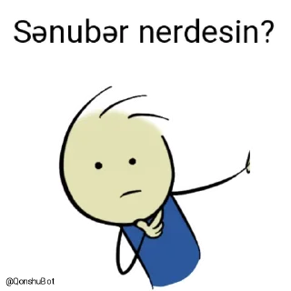 🤔 emoji Nicat ve Sənubər @Qonshubot Telegram sticker 9 of 31