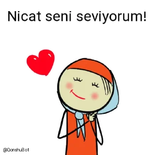 ❤️ emoji Nicat ve Sənubər @Qonshubot Telegram sticker 3 of 31