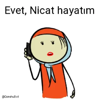 😊 emoji Nicat ve Sənubər @Qonshubot Telegram sticker 11 of 31