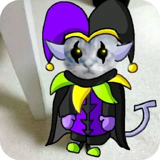 Sticker from Jevil V2 @UndertaleDeltaruneStickersArts